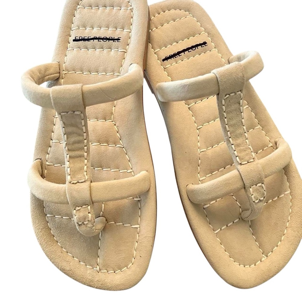 Free People Hadden Sandals - Cafe, Size 6.5 NIB - Picture 2 of 5